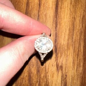 Kay Jewelers Silver Solitaire Ring